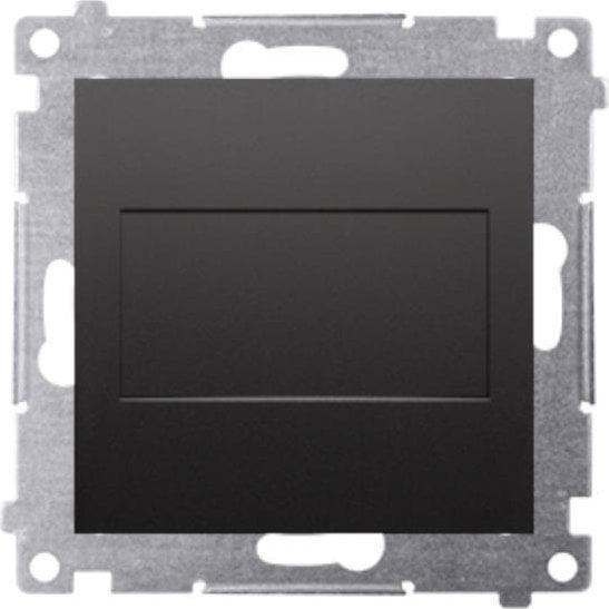 Kontakt-Simon Simon 54 Zaślepka ramki (moduł). Mocowanie za pomocą łapek lub wkrętów czarny mat DPS.01/49