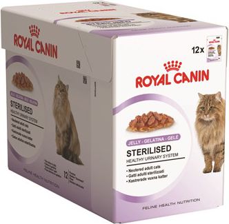 Royal Canin PAKIET żel 12x85g STERILISED