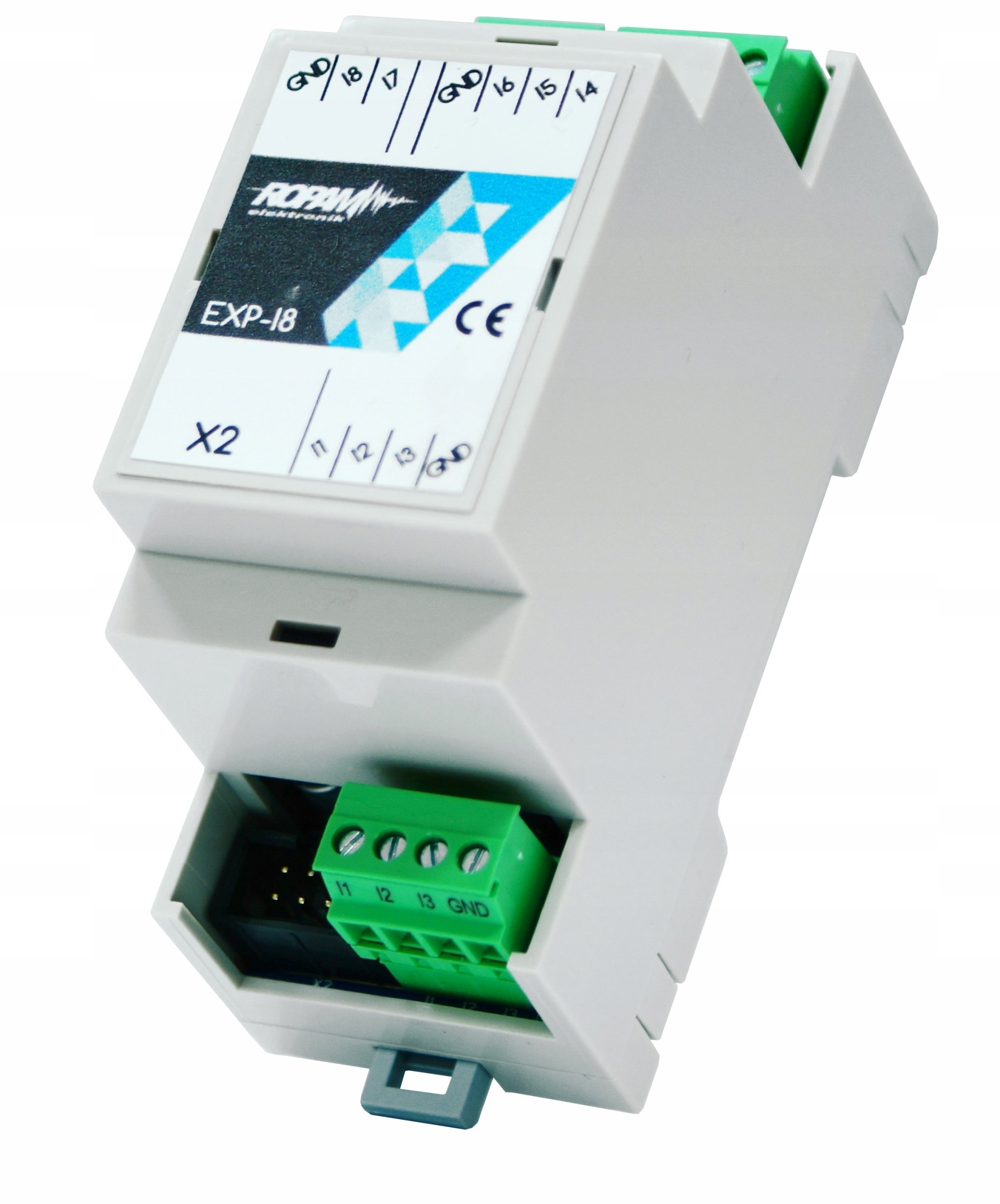 Ropam MODUŁ EXP-I8-D2M NA SZYNĘ DIN