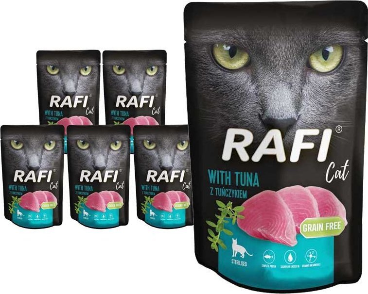 Dolina Noteci RAFI Cat Adult z tuńczykiem 10x100g