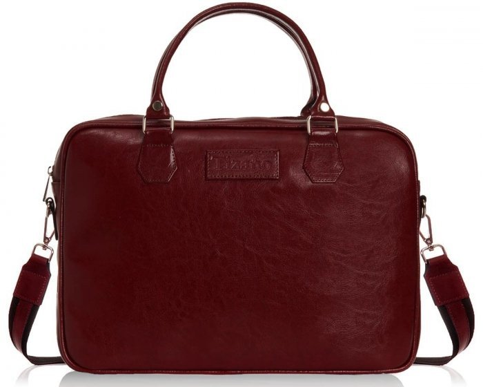 BORDOWA SKÓRZANA TORBA NA LAPTOP SOLOME SIENNA
