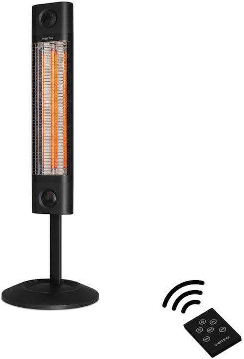 Infraraudonųjų spindulių šildytuvas Veito CH1800 RE NOIR