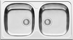 Zlewozmywak Pyramis E78 2-komorowy (100138801)