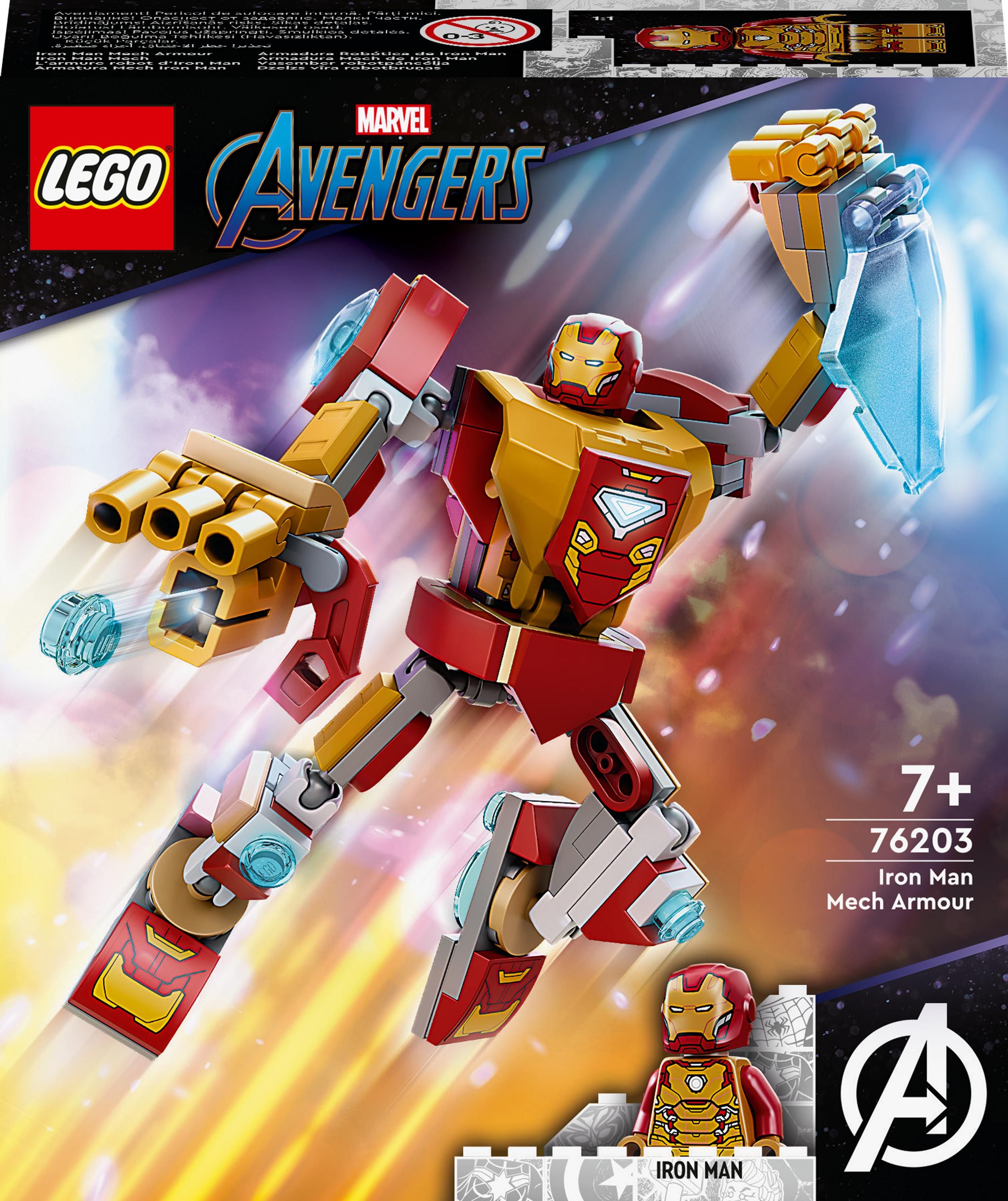 LEGO Marvel Mechaniczna zbroja Iron Mana (76203)