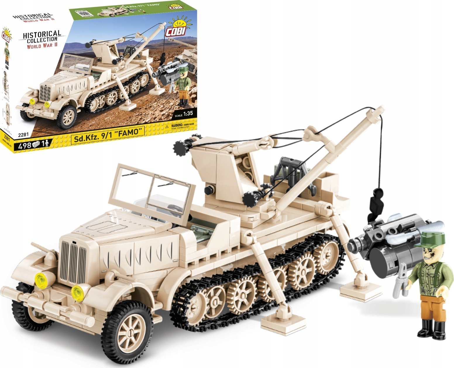 Cobi Klocki Sd.Kfz. 9/1 Famo