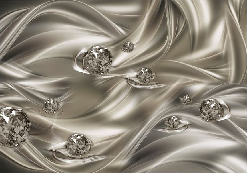 DecoNest Fototapeta - Jedwabny dotyk - 250X175