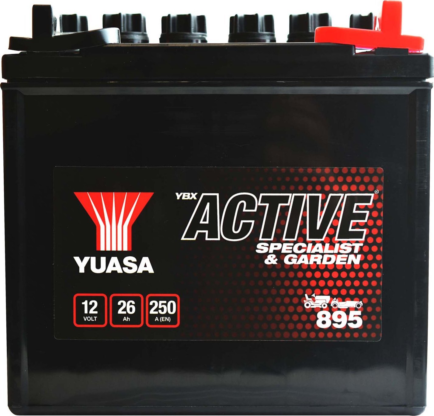 Akumulator Kwasowy/Rozruchowy YUASA 12V 26Ah 250A P+ Bezobsługowy 187x127x181mm Uruchomiony 895 pasuje do: ARCTIC CAT PROWLER, CF MOTO CF, TRACKER, UF