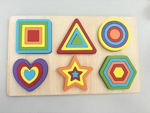 Układanka drewn.kształty SmilyPlay SPW84986 49863