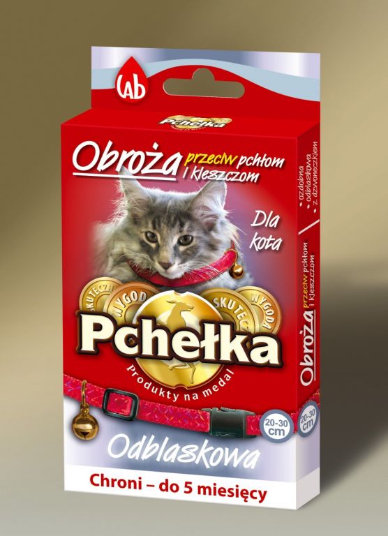 LAB PCHEŁKA OBROŻA P/PCHEL. DLA KOTA DZWONEK