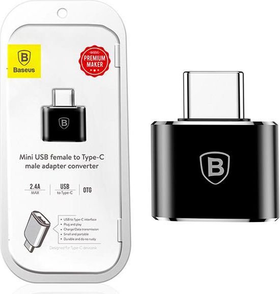 Adapter USB Baseus USB-C - USB Czarny (27625-uniw)