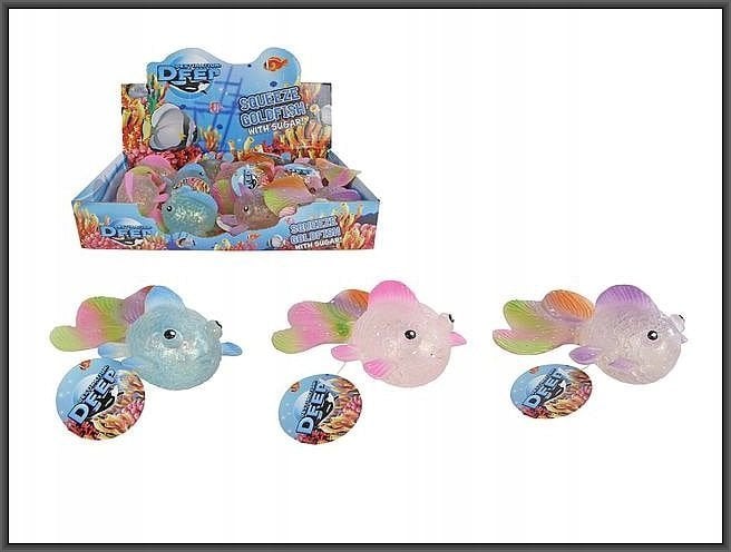 Hipo Rybka brokat do ściskania 6cm 12/box 621722 04826