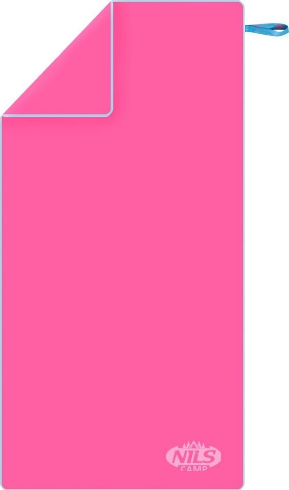 Nils Extreme Ręcznik z mikrofibry Nils Camp NCR11 140x70 cm różowy