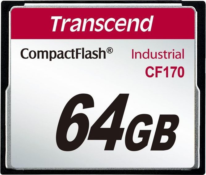 Karta Transcend Industrial 170x Compact Flash 64 GB (TS64GCF170)