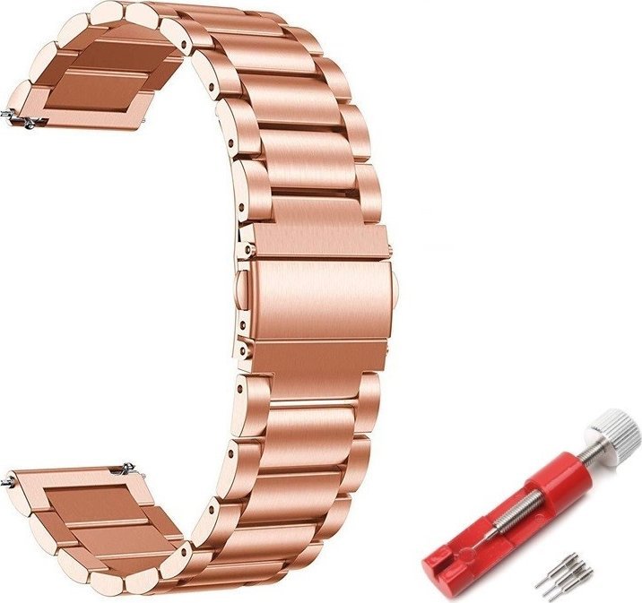 Best Accessories STALOWA BRANSOLETA DO ZEGARKA 18MM