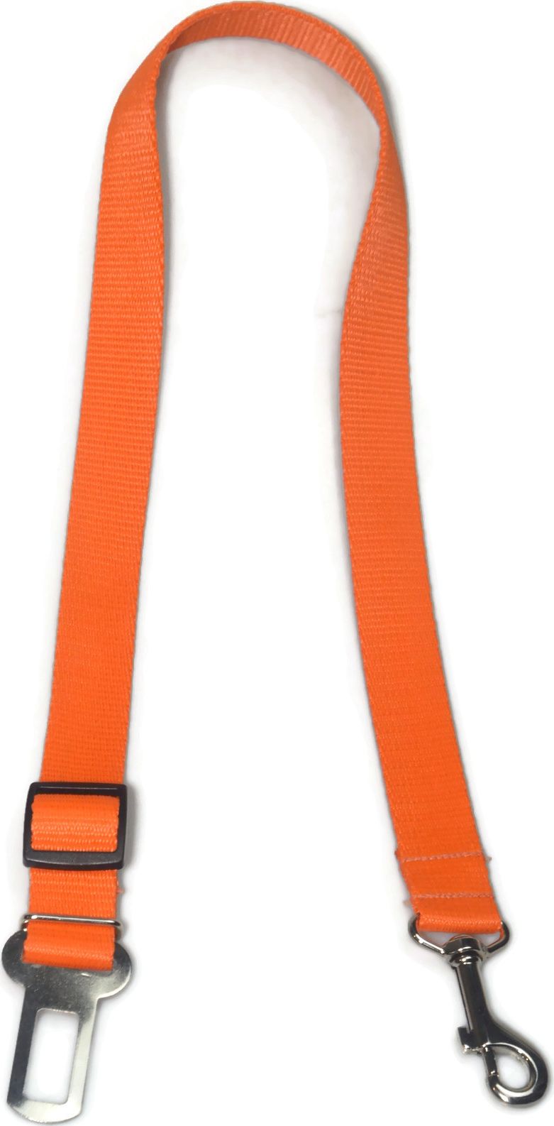Alizoo Zapięcie samochodowe dla psa 25mm pomarańczowe
