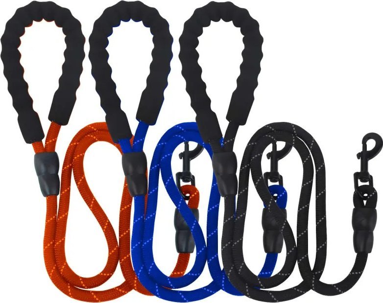 Nobleza Odblaskowa jedwabna smycz pętlowa Odblaskowa jedwabna smycz pętlowa