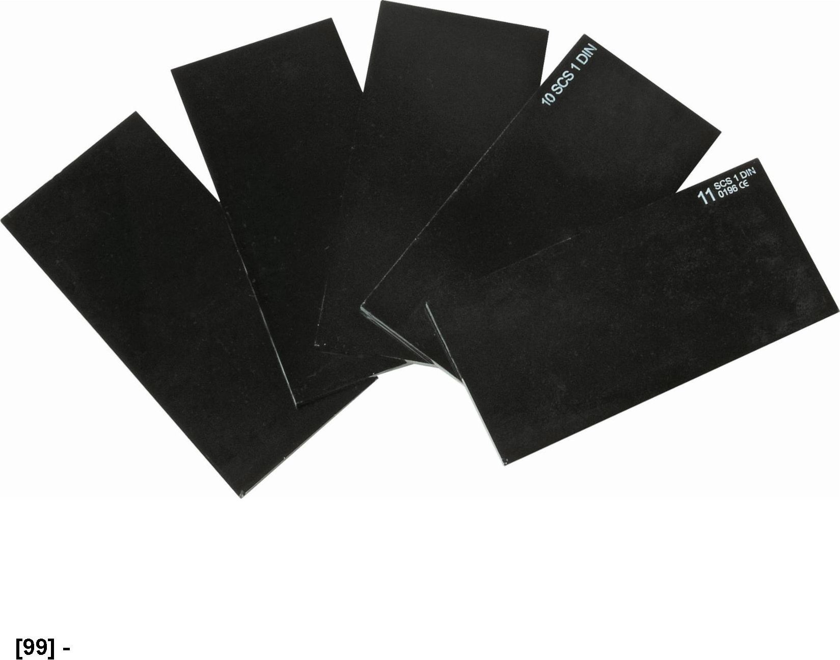 CERVA ZAPASOWE SZKŁO DO SPAWANIA 110X90 MM, PRZYCIEMNIENIE 06 -11 - st. 6-st. st. 7