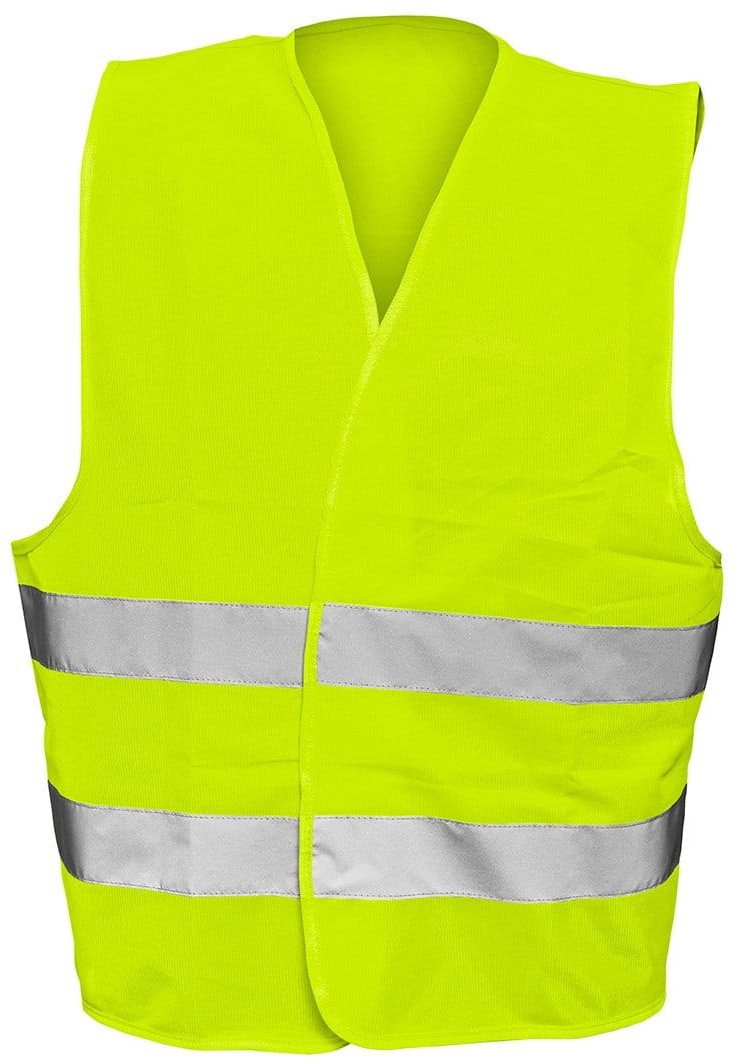 SM57 KAMIZELKA ODBLASKOWA OSTRZEGAWCZA DROGOWA ŻÓŁTA