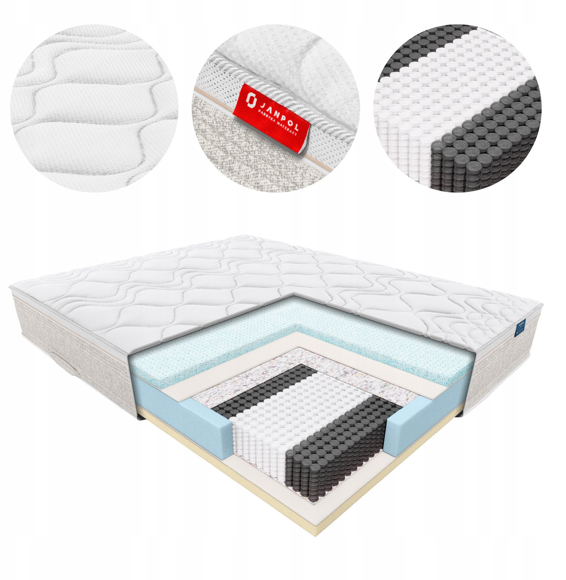 Materac Nolli Adaptive Beige 140x200