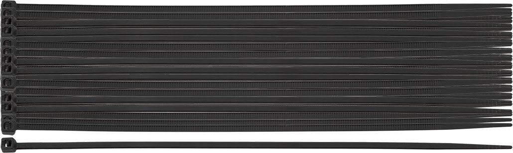 Neo Opaski zaciskowe EXTREME 2.5 x 200 mm, czarne, 100 szt.