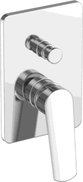 Bateria wannowa 2417250 SOHO BATERIA WANNOWO-NATRYSKOWA PODTYNKOWA // BV.2417250