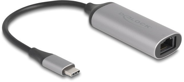 DeLOCK 81570 zmieniacz płci / kabli USB Type-C RJ-45 Antracyt