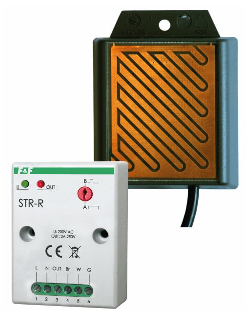 F&F Sterownik rolet z czujnikiem deszczu STR-R