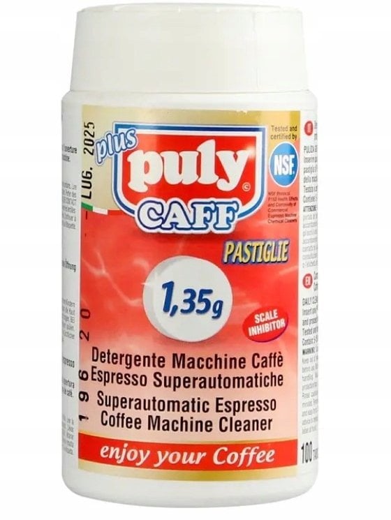 PULY CAF PLUS TABS - Tabletki do czyszczenia ekspresów 100x1,35g