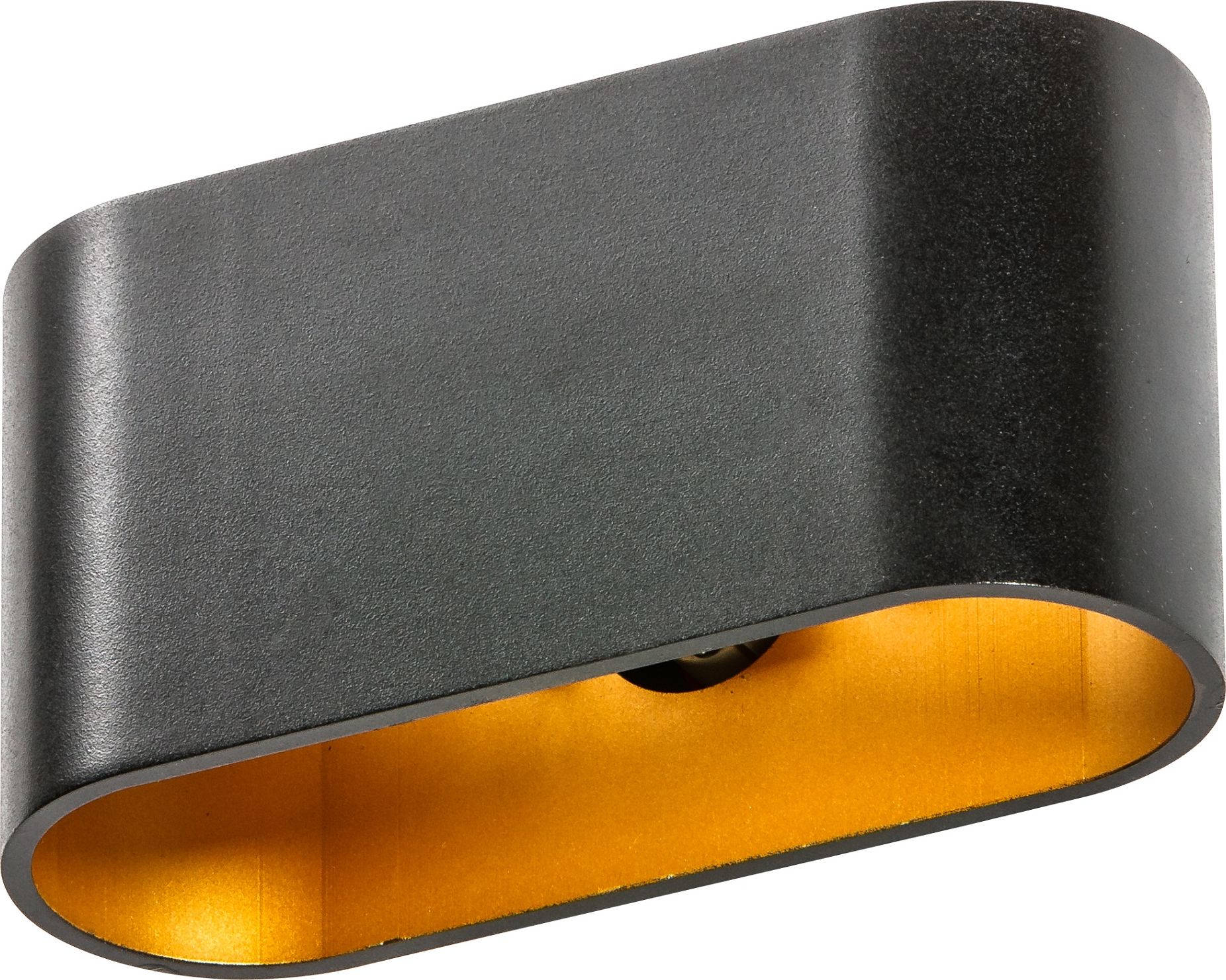 Kinkiet Azzardo Kinkiet VEGA black/gold (AZ 1709 | GM1121-BK-GO) - AZZARDO