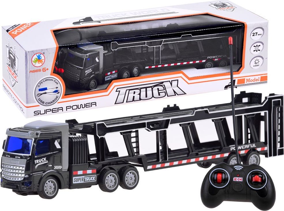 Jokomisiada Tir z LAWETĄ pojazd na pilota 27Mhz RC0565