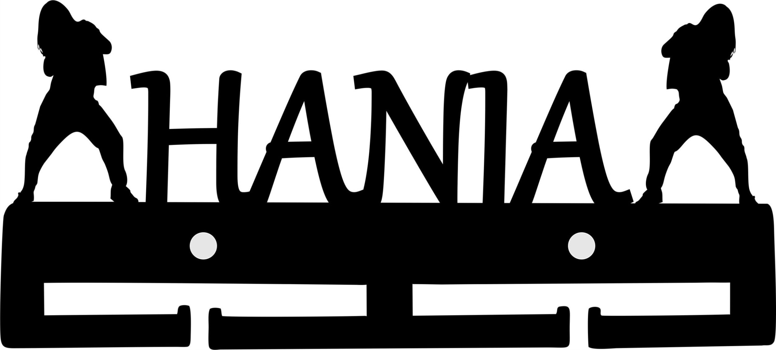 naSciane Wieszak na medale medalówka taniec tancerka hip ho