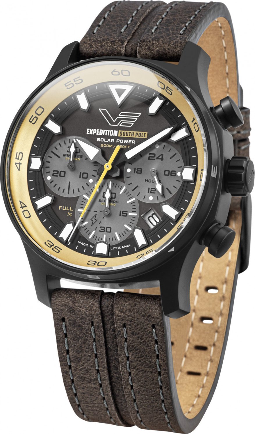 Zegarek Vostok Europe Zegarek męski VR42-592C763 brązowy