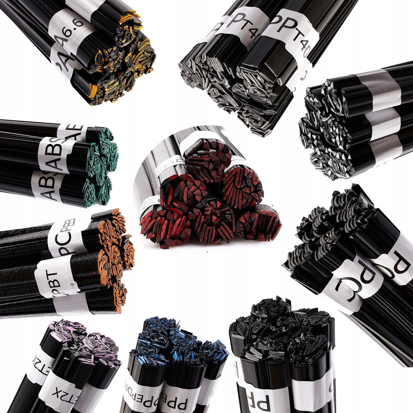 Techrebal Zestaw najważniejszych spoiw do plastiku 1KG