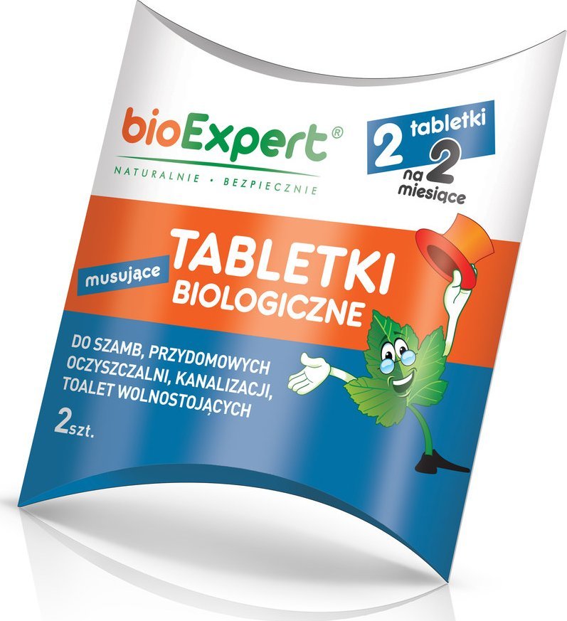 Eko House Tabletki biologiczne 2 szt. do szamb i przydomowych oczyszczalni ścieków