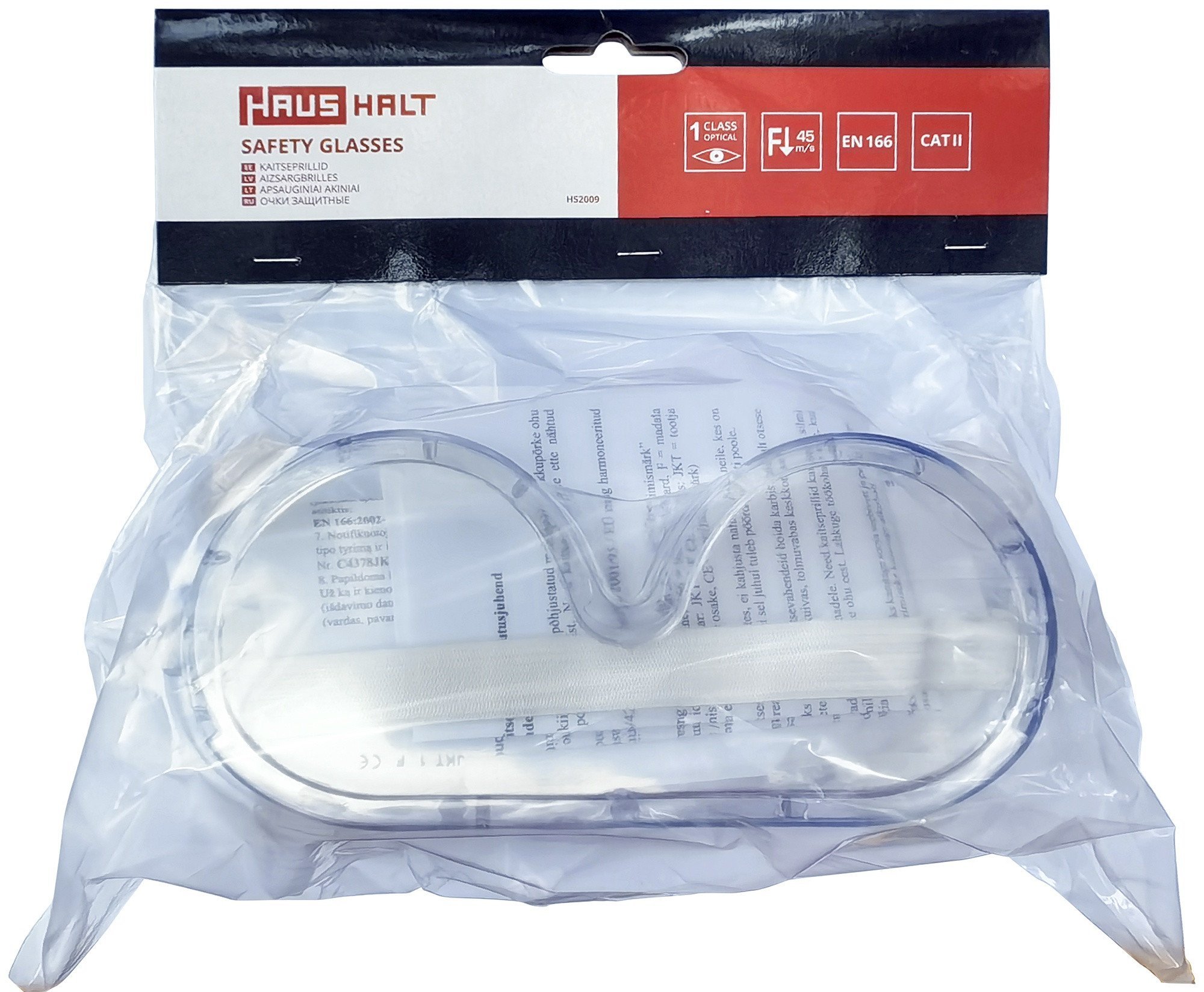 GLASSES WITH HOLES AND RUBB VG391 HS2009