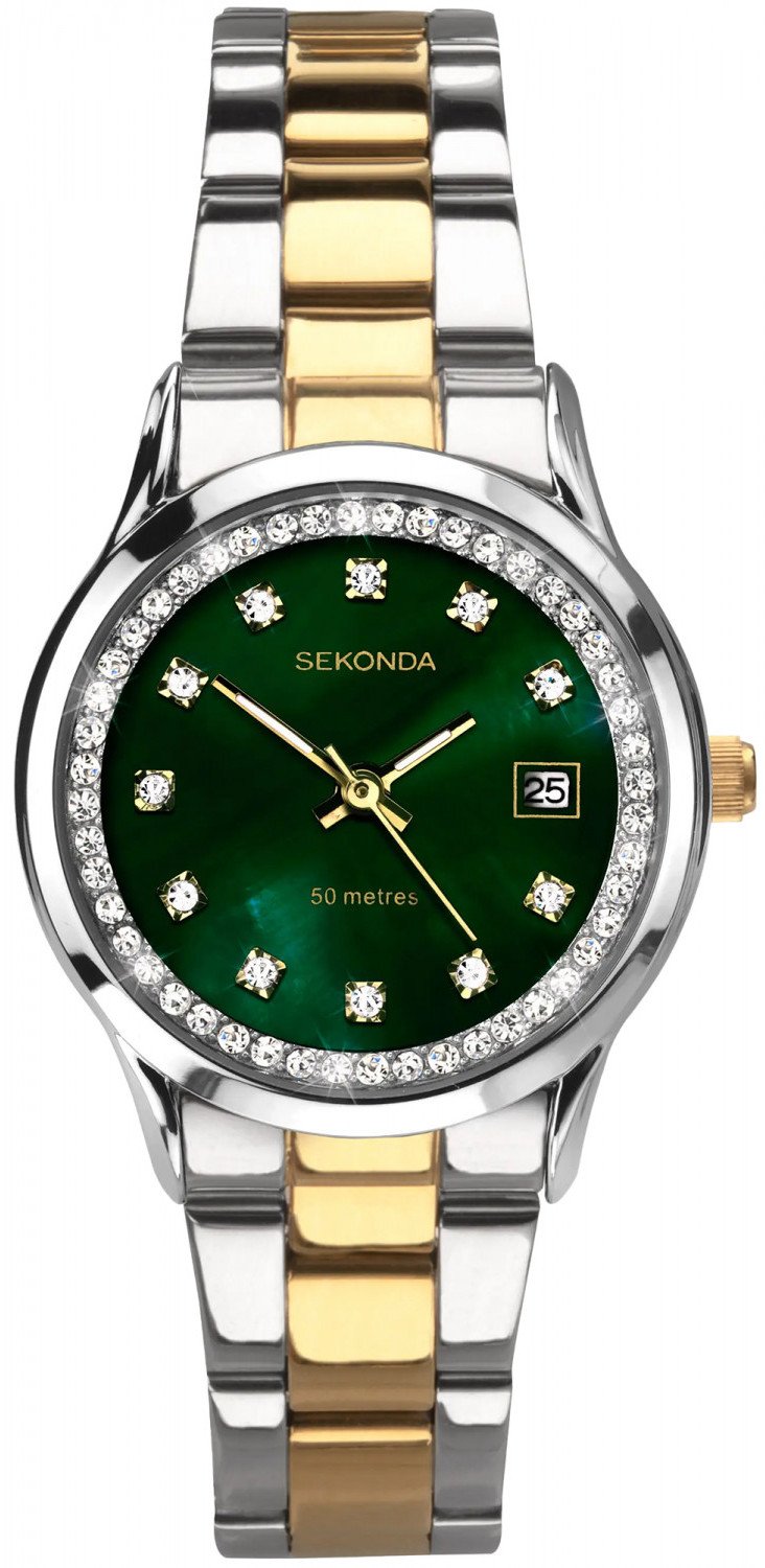 Zegarek damski Sekonda 40295 CYRKONIE srebrny