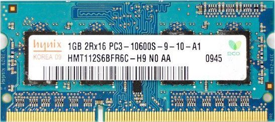 Hynix Pamięć RAM HYNIX 1GB DDR3 1333MHz SODIMM Laptop