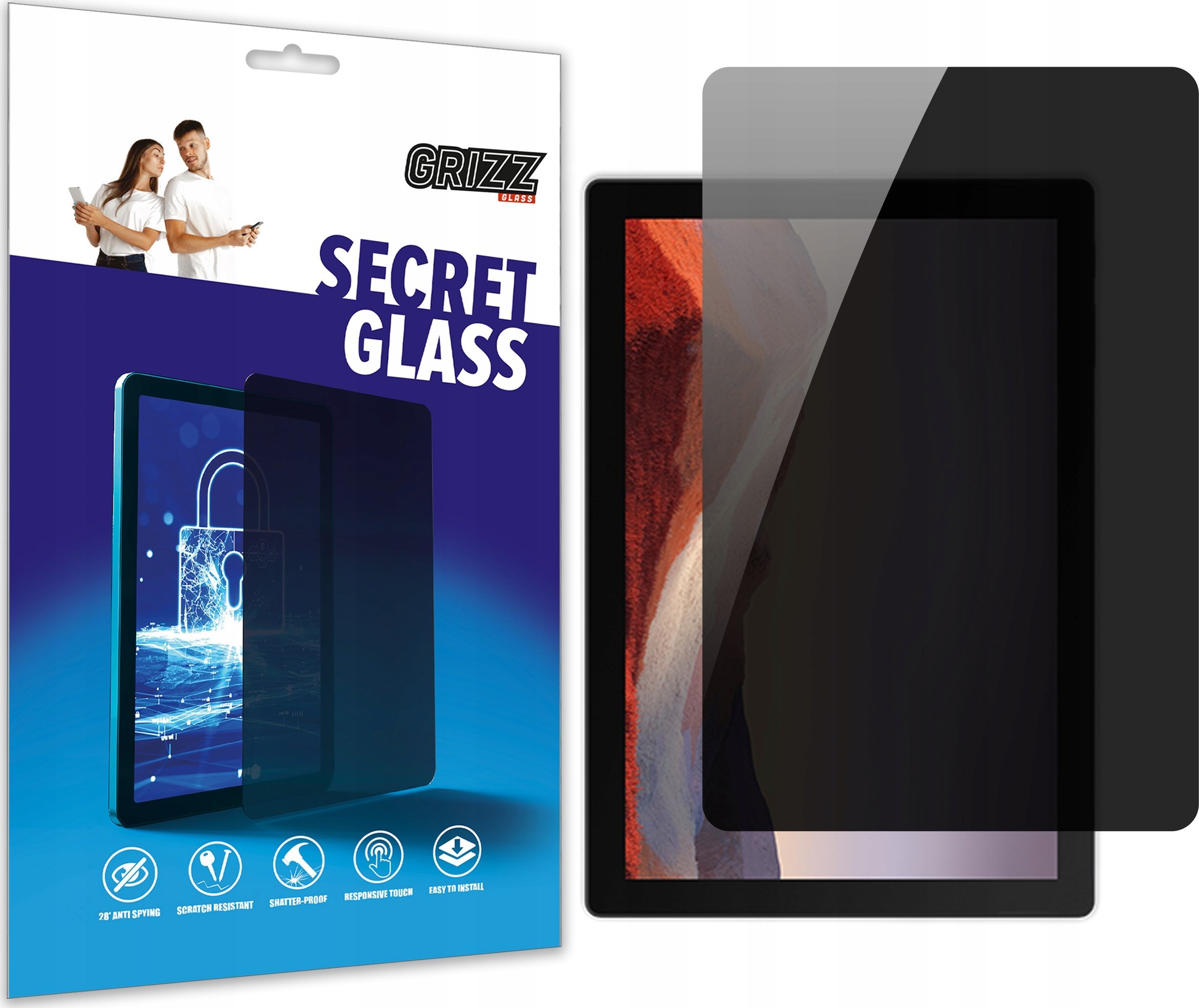 GrizzGlass Szkło prywatyzujące GrizzGlass SecretGlass do Microsoft Surface Pro 7 1866