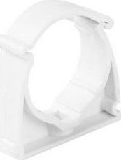 STASIŃSKI Uchwyt do rur elektroinstalacyjnych zamykany BIAŁY UZE-22 (PACZKA 100szt.)