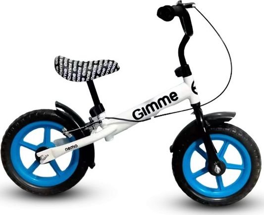 Rowerek biegowy Gimme z hamulcem Nemo niebieski