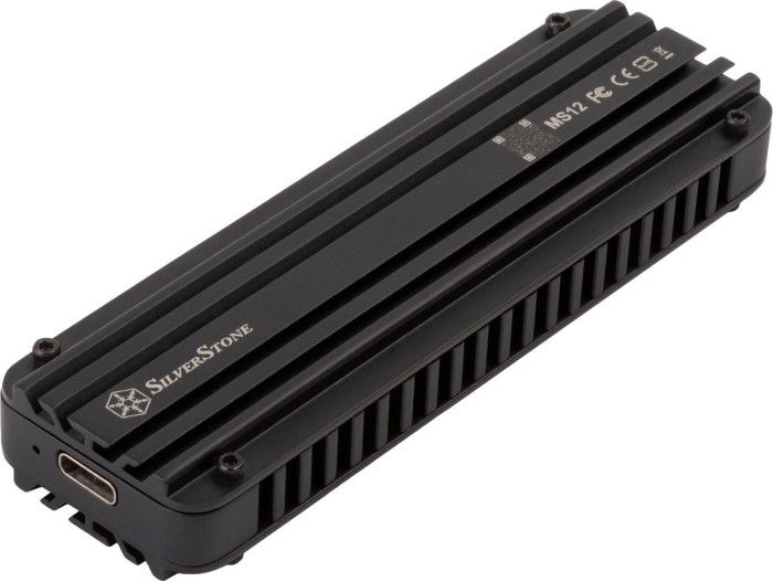 Kieszeń SilverStone M.2 PCIe NVMe - USB-C 3.2 Gen 2x2 MS12 (ST-MS12)