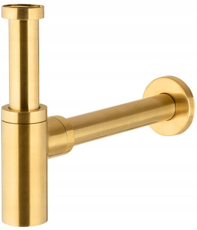 KFA syfon umywalkowy butelkowy, złoty 600-003-31