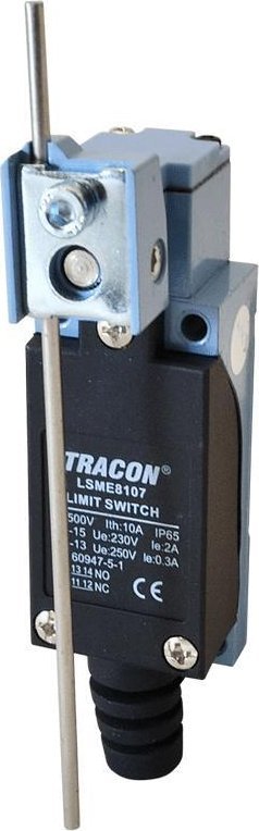 Tracon Electric Łącznik krańcowy z dźwignią skrętną i prętem LSME8107