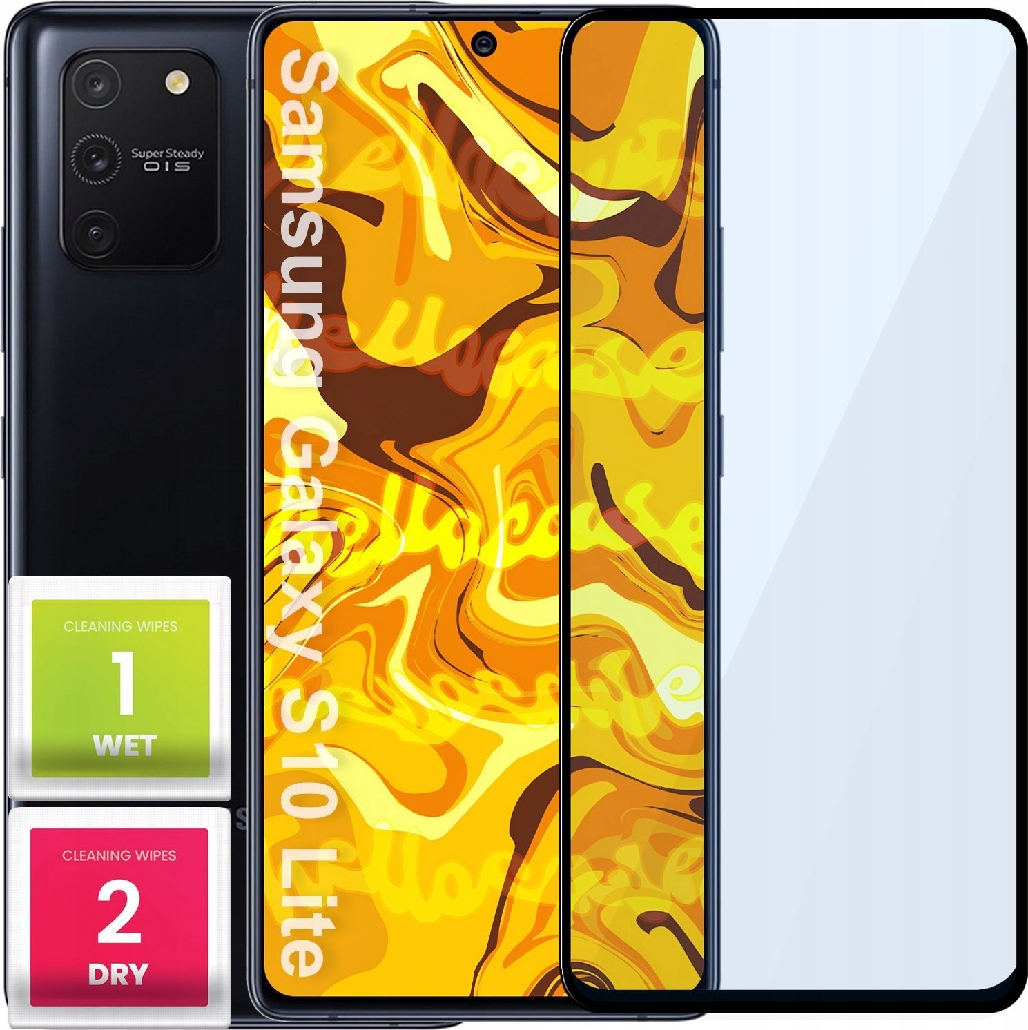 Hello Case SZKŁO HARTOWANE DO SAMSUNG GALAXY S10 LITE PEŁNE NA CAŁY EKRAN SZKIEŁKO 5D