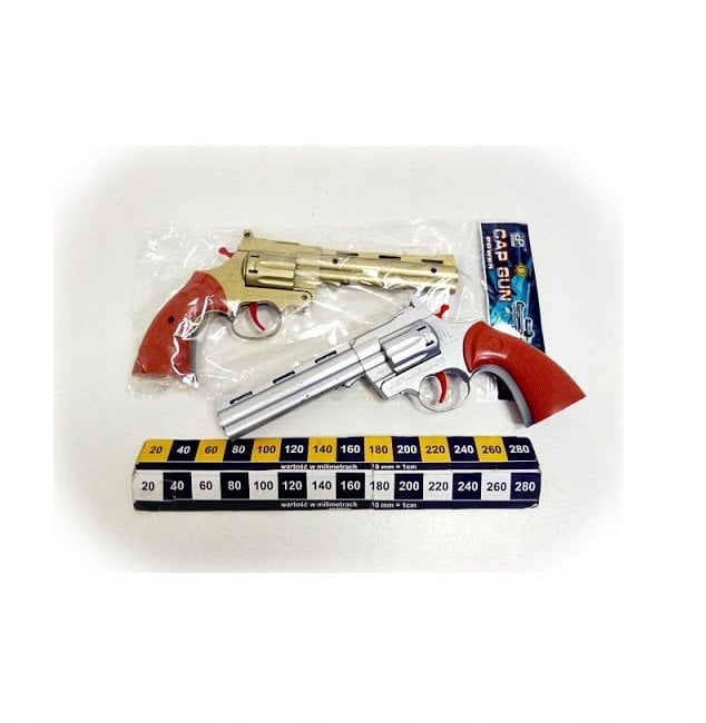 Pistolet spłonka złoty 63381