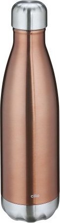 Cilio Butelka termiczna, stal nierdzewna, kolor miedziany, 0,5 l / Cilio