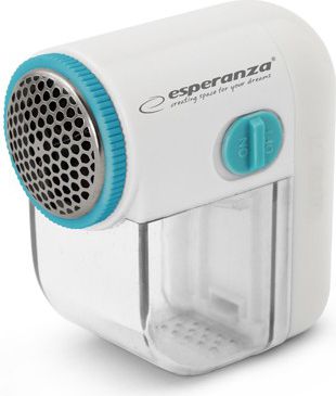 Golarka do ubrań Esperanza Golarka do ubrań Cuddly biało-turkusowa (ECS003T)