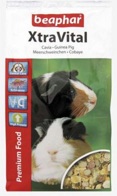 Beaphar XTRA VITAL 1kg POKARM ŚWINKA GUINEA PIG