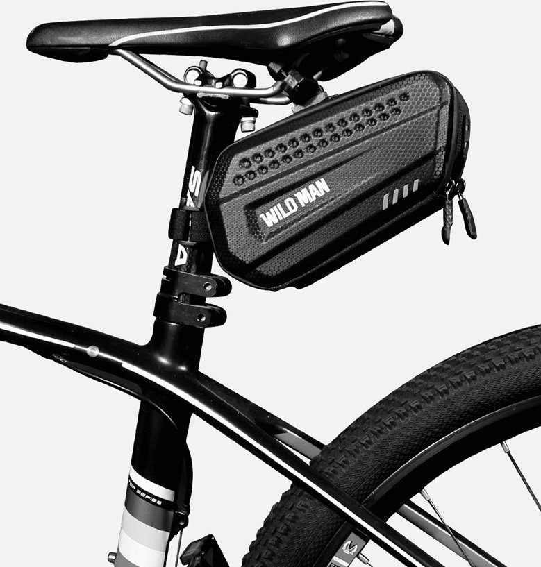 Korbi WODOODPORNA SAKWA ROWEROWA TORBA SASZETKA POD SIODEŁKO WILD MAN 1,2L
