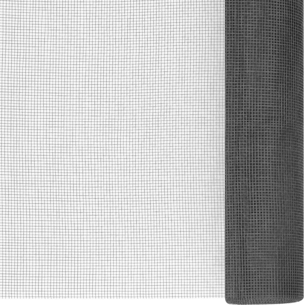 vidaXL Siatka z włókna szklanego, 112 x 2000 cm, czarna